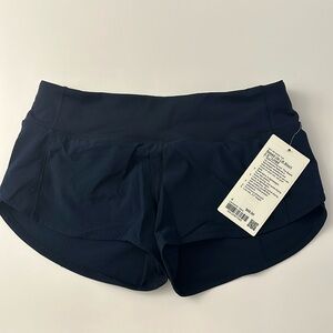 Lululemon speed up LR short 2.5” *lined navy